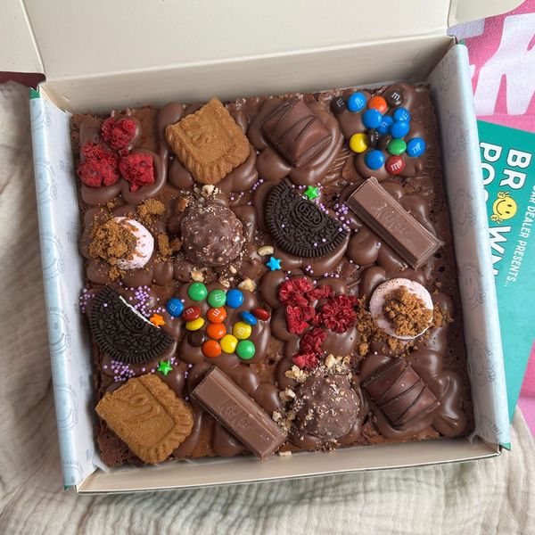 Flavour selection, no message on brownie